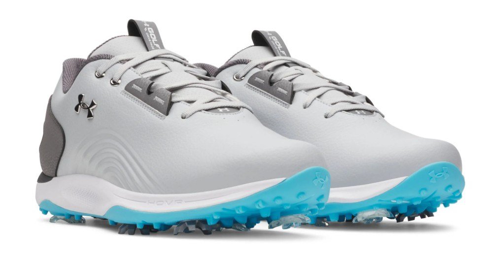 Under Armour Drive Fade 2 męskie buty golfowe, mod gray/steel/metallic silver