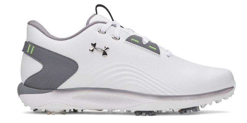 Under Armour Drive Fade 2 męskie buty golfowe, white/titan gray/metallic silver