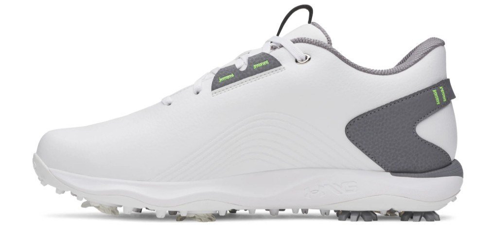 Under Armour Drive Fade 2 męskie buty golfowe, white/titan gray/metallic silver