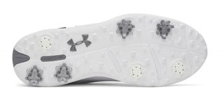 Under Armour Drive Fade 2 męskie buty golfowe, white/titan gray/metallic silver