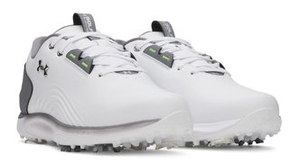 Under Armour Drive Fade 2 męskie buty golfowe, white/titan gray/metallic silver