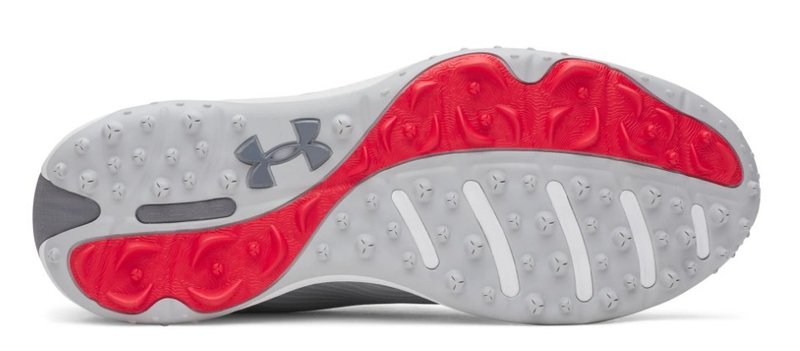 Under Armour Drive Fade 2 Spikeless męskie buty golfowe, mod grey/metallic silve