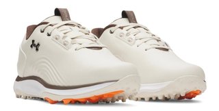Under Armour Drive Fade 2 Spikeless męskie buty golfowe, stone/metallic silver