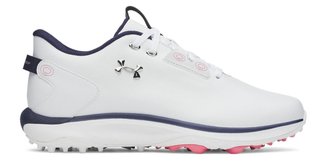 Under Armour Drive Fade 2 Spikeless damskie buty golfowe, białe