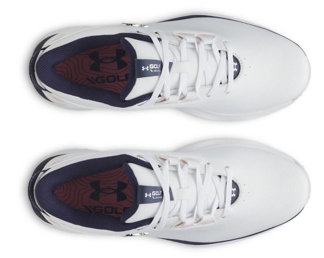 Under Armour Drive Fade 2 Spikeless damskie buty golfowe, białe