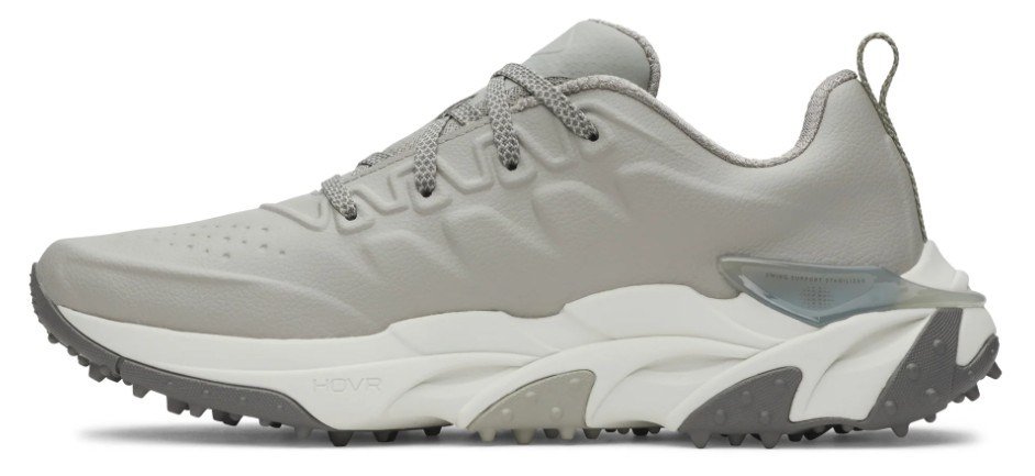 Under Armour Halo Tour Spikeless męskie buty golfowe, titanium/summit white/clay green