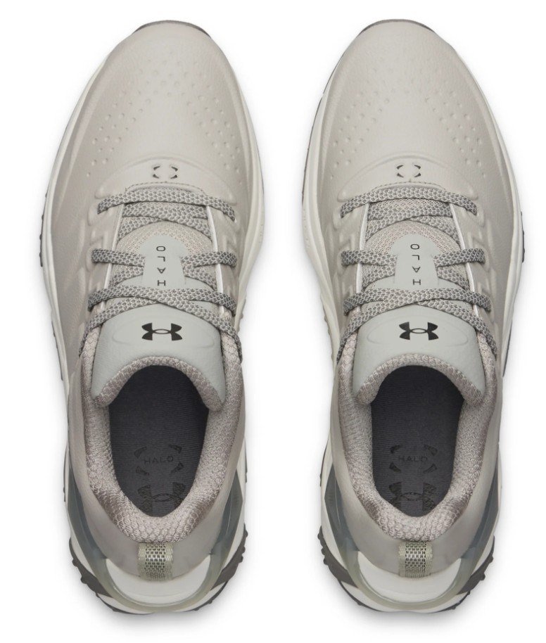 Under Armour Halo Tour Spikeless męskie buty golfowe, titanium/summit white/clay green