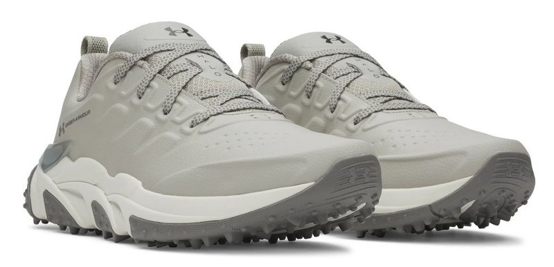 Under Armour Halo Tour Spikeless męskie buty golfowe, titanium/summit white/clay green