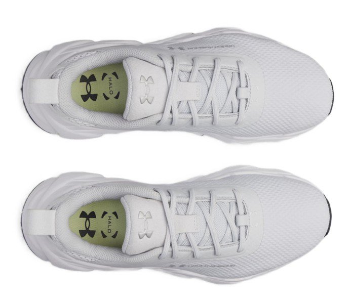 Under Armour Halo Tour Hybrid Spikeless damskie buty golfowe, halo gray/white/metallic silver