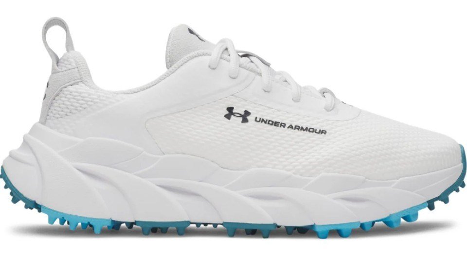 Under Armour Halo Tour Hybrid Spikeless damskie buty golfowe, white/midnight navy