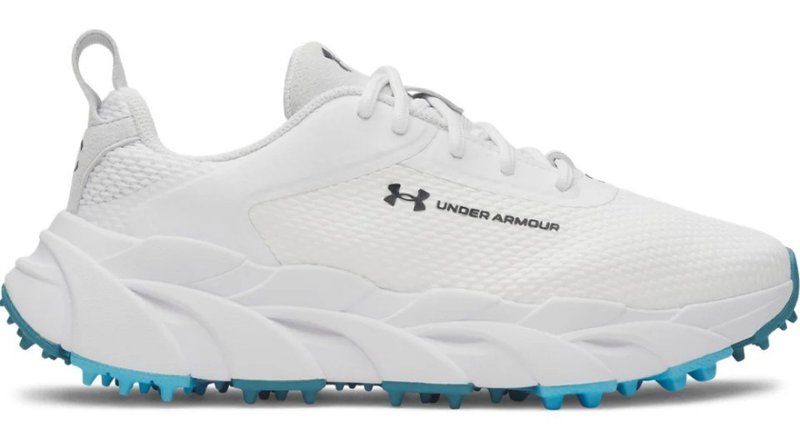 Under Armour Halo Tour Hybrid Spikeless damskie buty golfowe, white/midnight navy