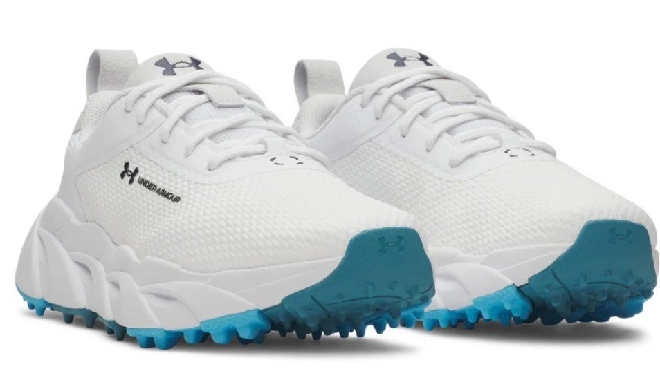 Under Armour Halo Tour Hybrid Spikeless damskie buty golfowe, white/midnight navy