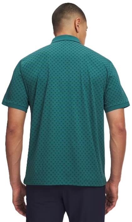 Under Armour ArmourDry Print Rib męskie polo, zielone