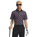 Under Armour ArmourDry Printed męskie polo, black/posh pink/white
