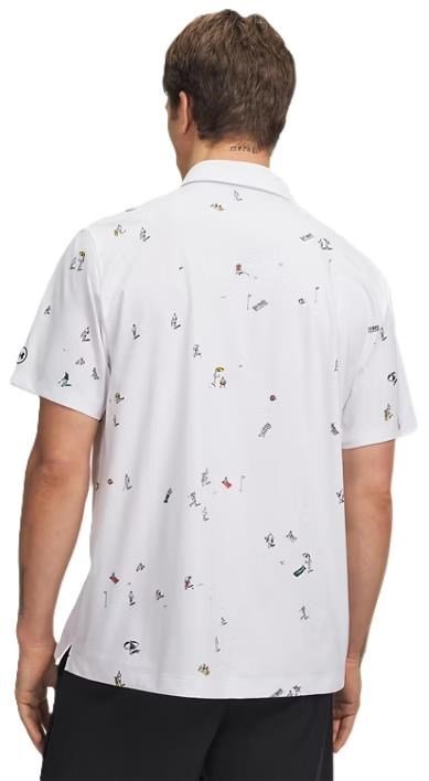 Under Armour ArmourDry Printed męskie polo, biała
