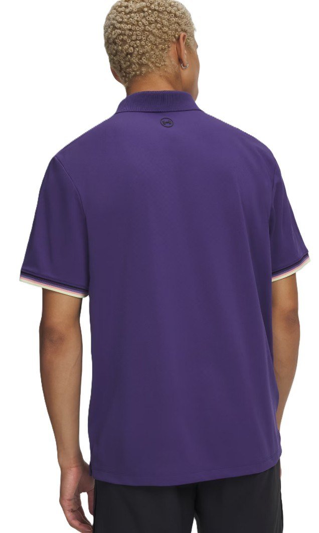Under Armour Dry Pique męskie polo, mystical purple/black
