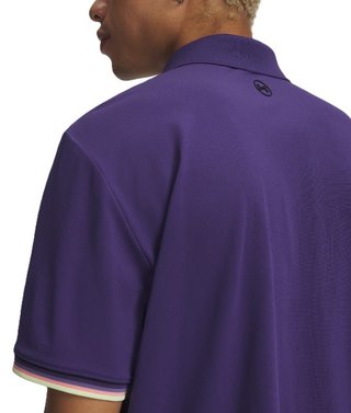 Under Armour Dry Pique męskie polo, mystical purple/black