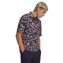 Under Armour Matchplay Printed męska koszulka polo, midnight navy/posh pink