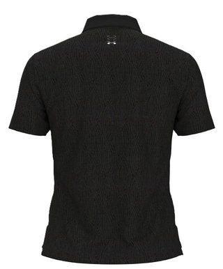Under Armour Halo Bonded Jacquard damskie polo, czarne