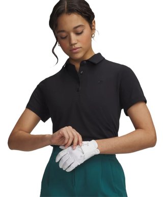 Under Armour Drive Short Sleeve damskie polo, czarne