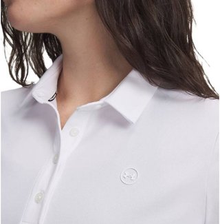 Under Armour Drive Short Sleeve damskie polo, białe