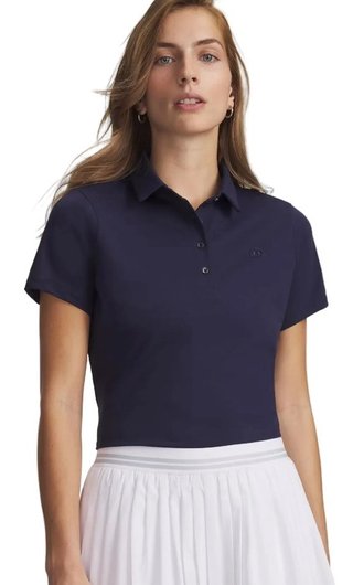 Under Armour Drive Short Sleeve damskie polo, granatowe