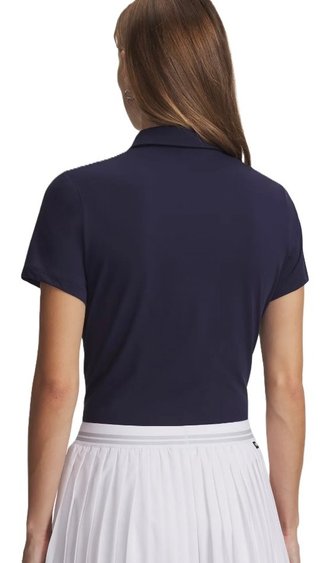 Under Armour Drive Short Sleeve damskie polo, granatowe