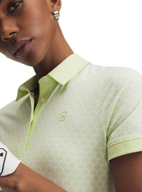 Under Armour Drive Printed damskie polo, fade green/white