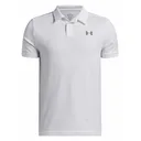Under Armour Matchplay junior polo, białe/castlerock