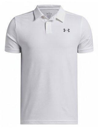 Under Armour Matchplay junior polo, białe/castlerock