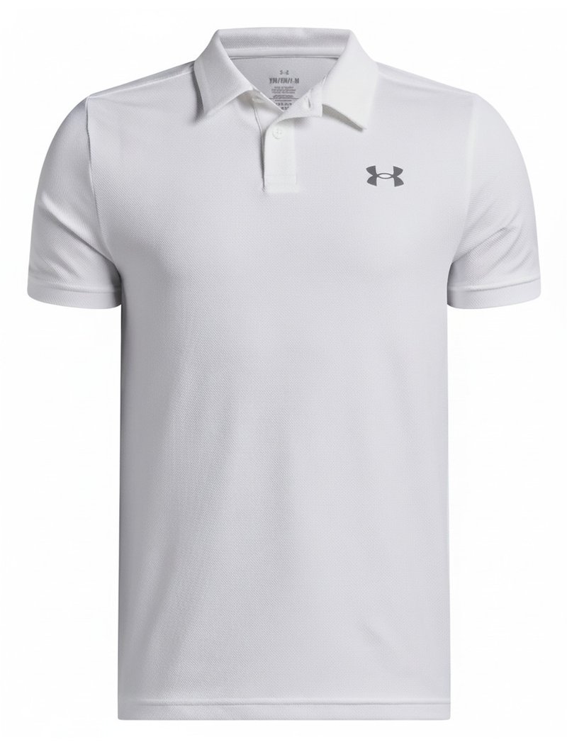 Under Armour Matchplay junior polo, białe/castlerock