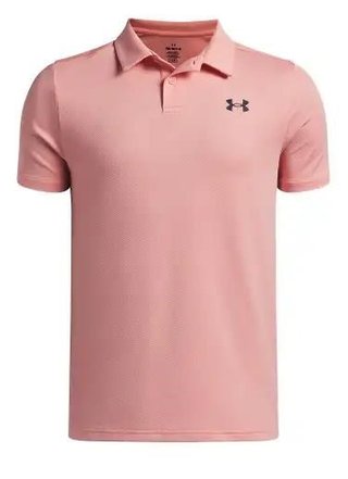 Under Armour Matchplay dziecięce polo, kolor łososiowy