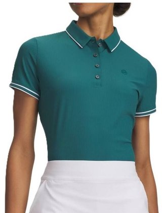 Under Armour Drive Chill damskie polo, rack green/white