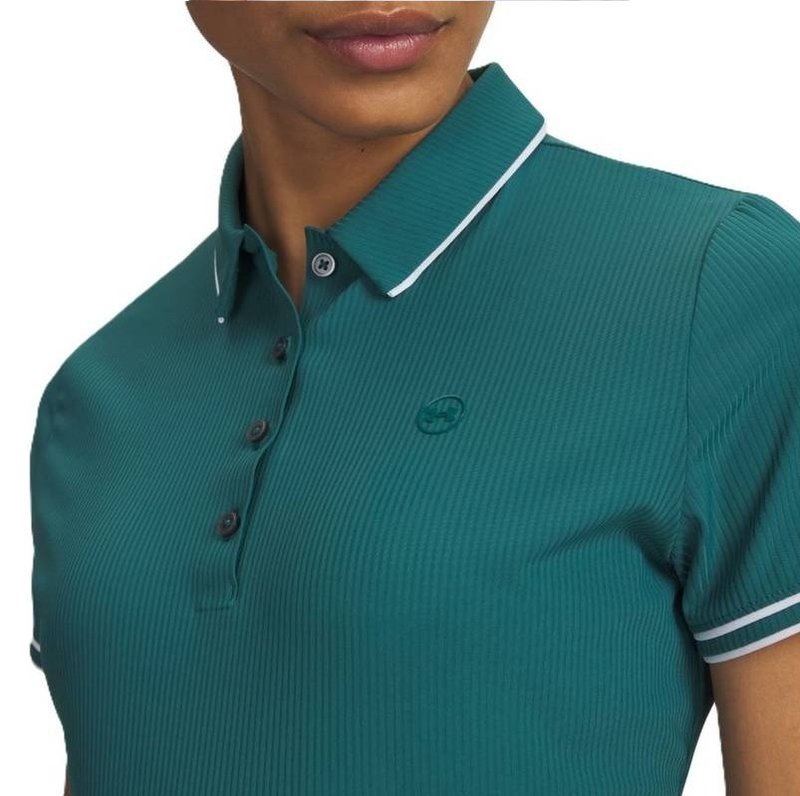 Under Armour Drive Chill damskie polo, rack green/white