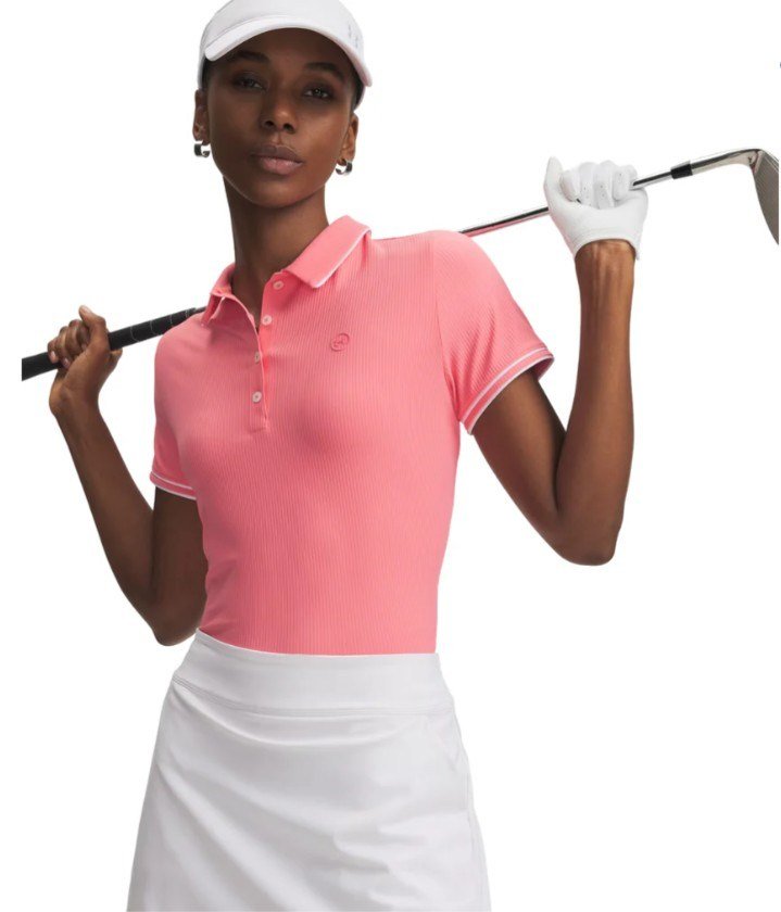 Under Armour Drive Chill damskie polo, różowe