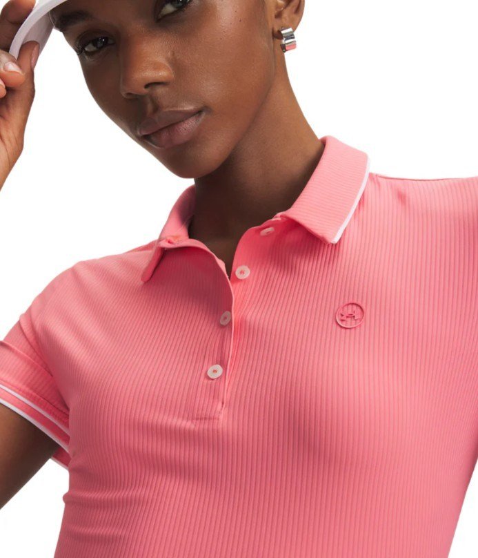 Under Armour Drive Chill damskie polo, różowe
