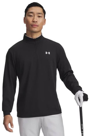 Under Armour MatchPlay 1/4 Zip męska bluza, czarno/białe