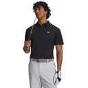 Under Armour Tee To Green Pique męskie polo, czarno/białe