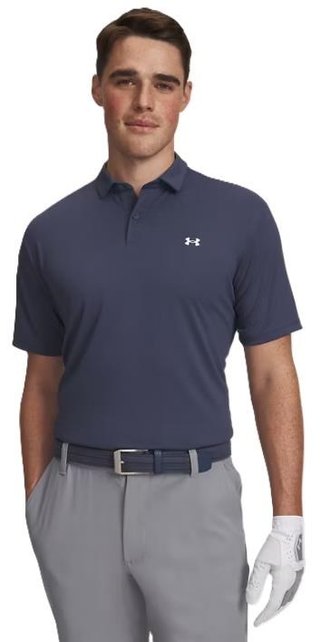 Under Armour Tee To Green Pique męskie polo, granatowe