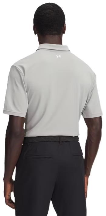 Under Armour Tee To Green Pique męskie polo, titanium/white