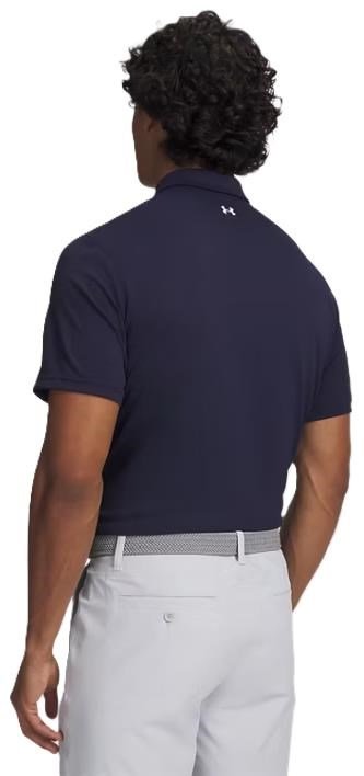 Under Armour Tee To Green Pique męskie polo, granatowo/białe