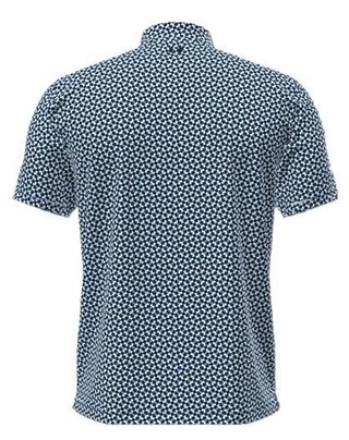 Under Armour T2G Printed męskie polo, niebiesko/białe