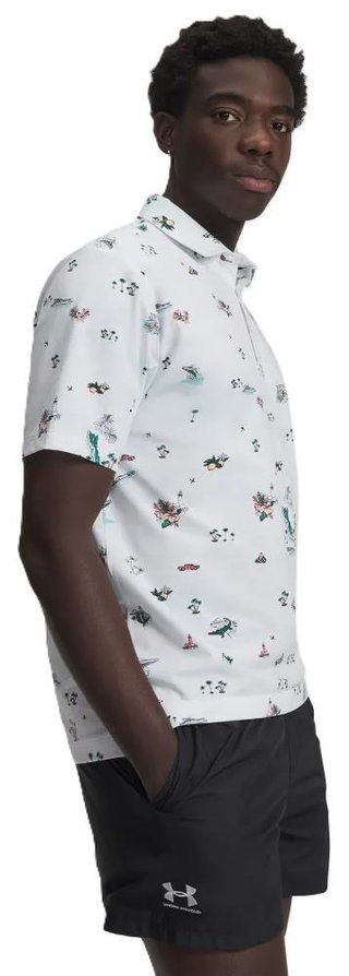 Under Armour ArmourDry Golf Trip Printed męskie polo