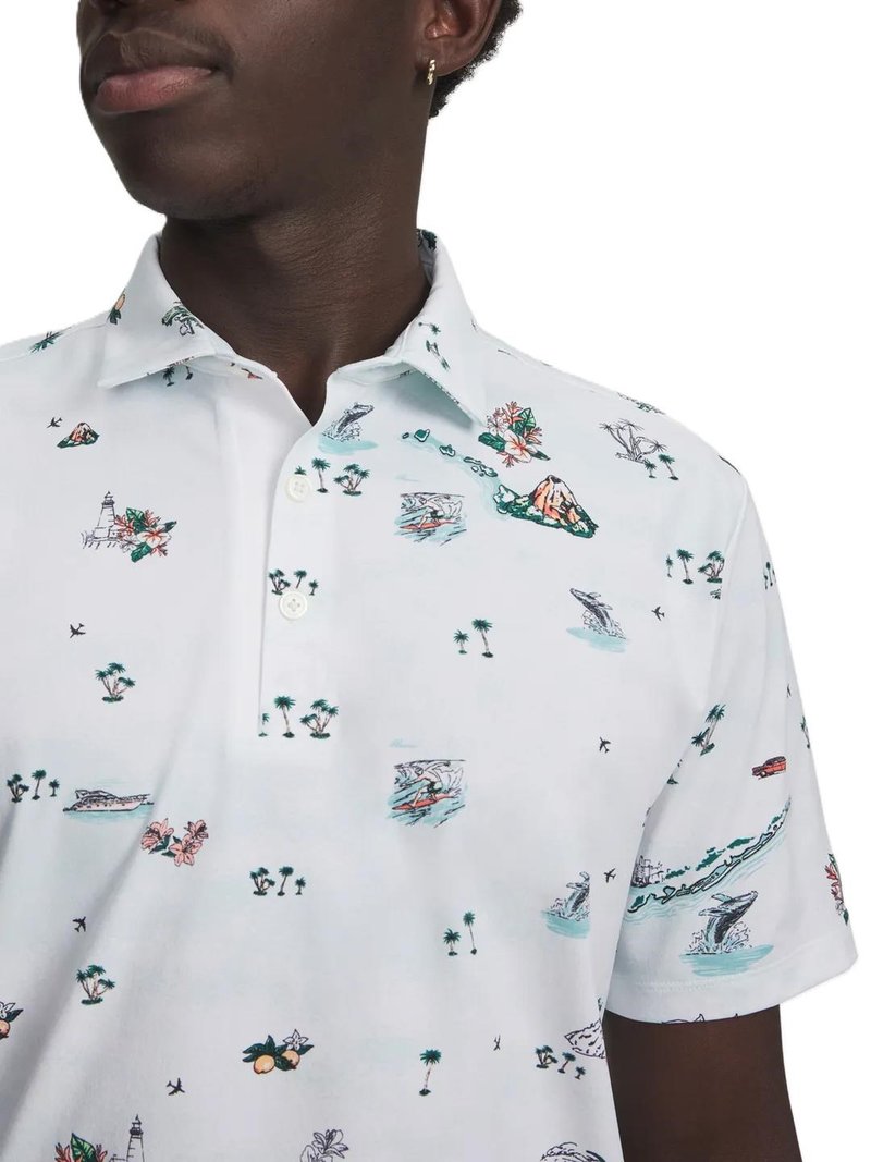 Under Armour ArmourDry Golf Trip Printed męskie polo