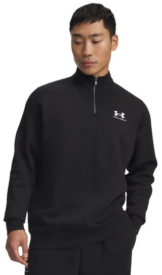 Under Armour Icon Fleece 1/4 Zip męska bluza, czarna