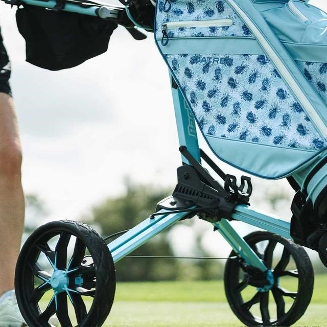 Bag Boy Nitron Auto-Open wózek golfowy, ice blue/white
