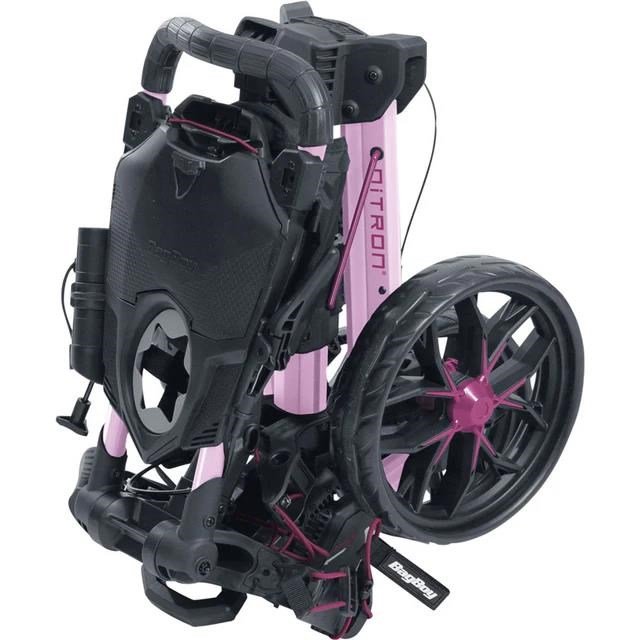 Bag Boy Nitron Auto-Open wózek golfowy, pink/wine