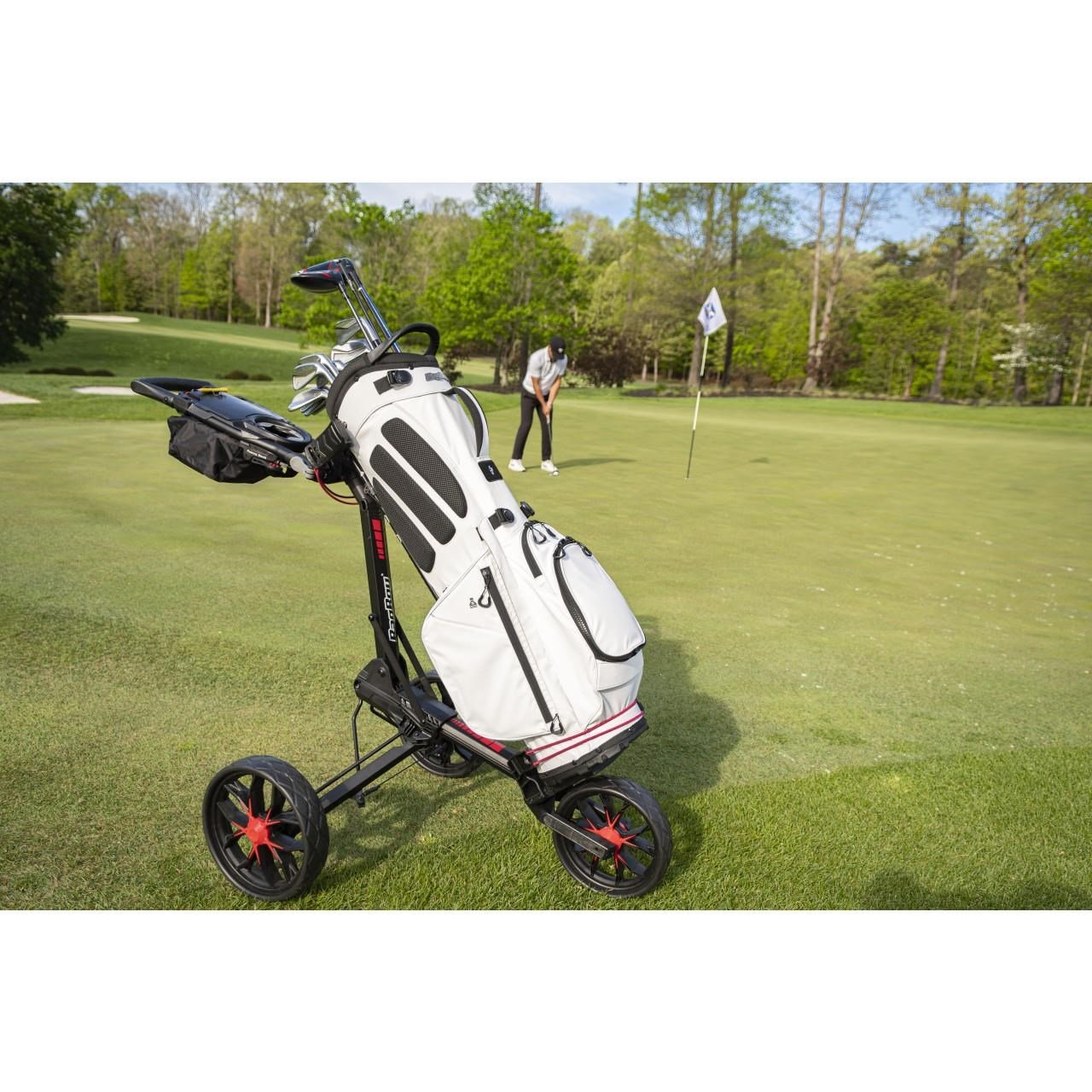 Bag Boy Ultra Slim Deluxe SLIMFOLD wózek golfowy, niebieski