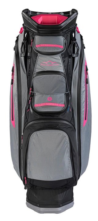 Sun Mountain H2NO C130 cart bag, czarno/szaro/rróżowy