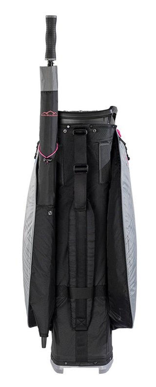 Sun Mountain H2NO C130 cart bag, czarno/szaro/rróżowy